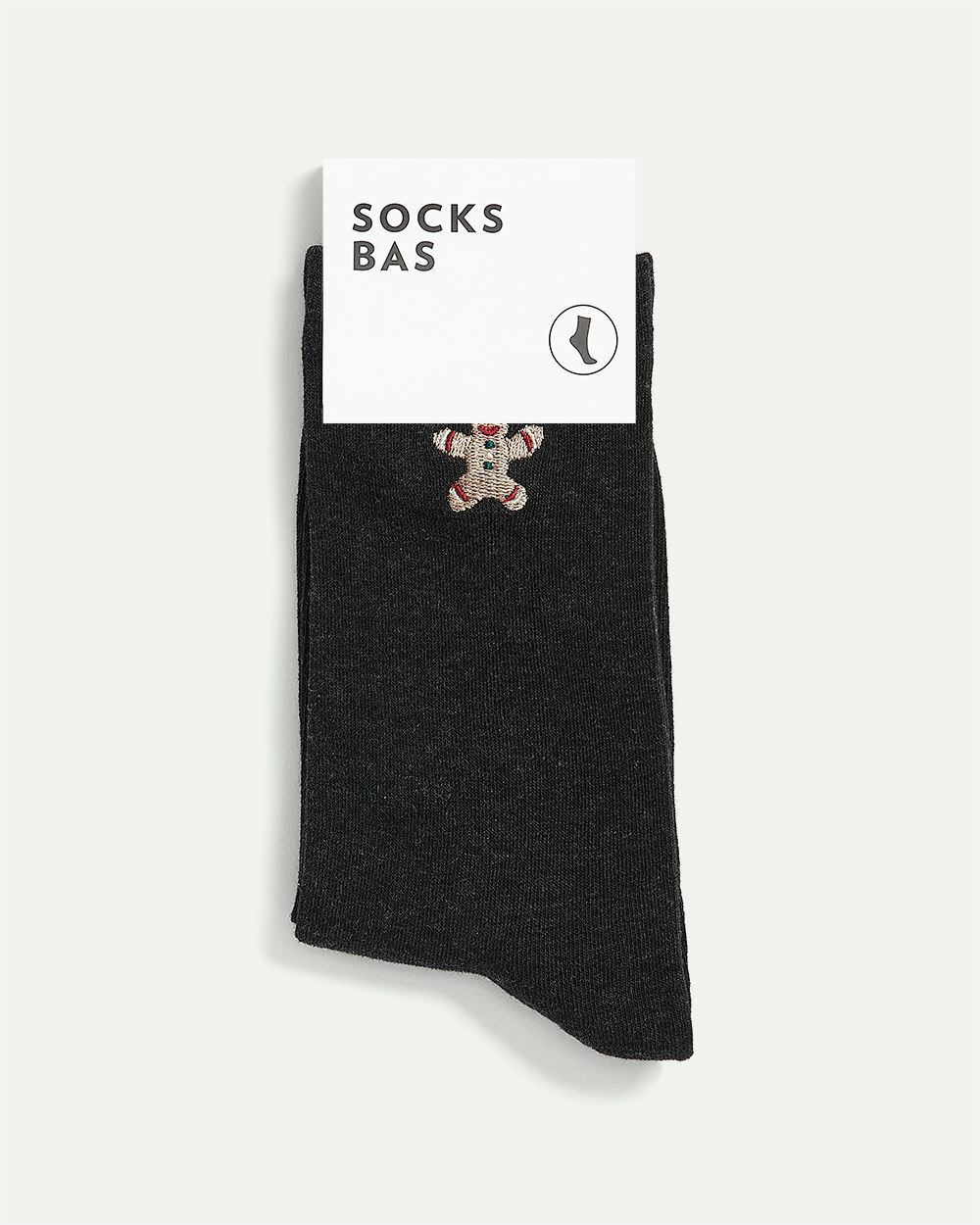 Cotton Socks with a Gingerbread Cookie