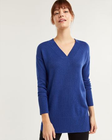 V-Neck Tunic Sweater | Regular | Reitmans