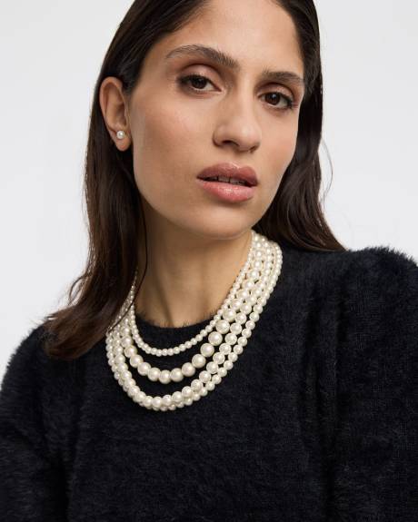 Multi-Layer Pearl Necklace