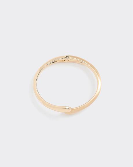 Cuff Bracelet with Matte and Shiny Finish