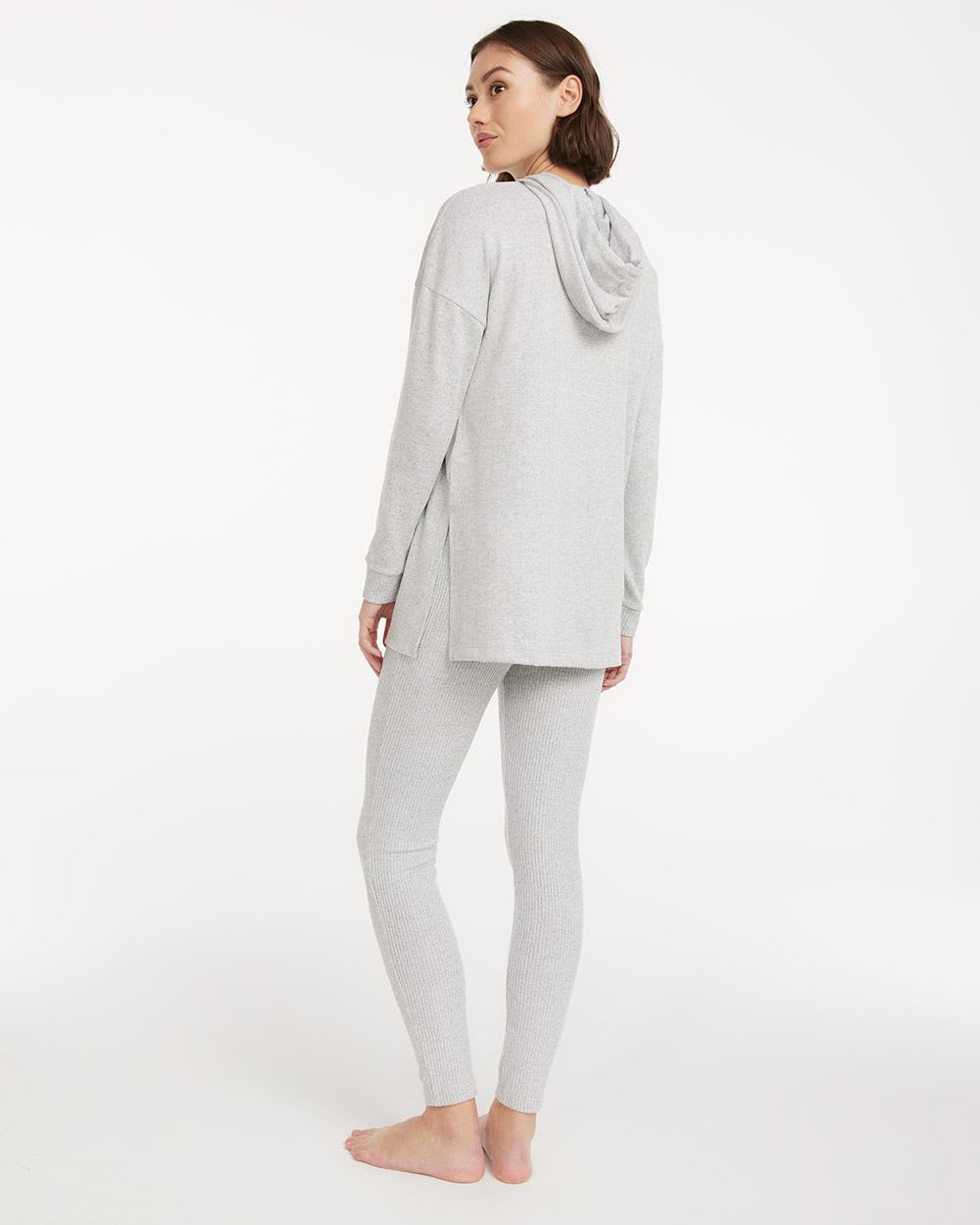Hooded Tunic with Long Sleeves, R Lounge