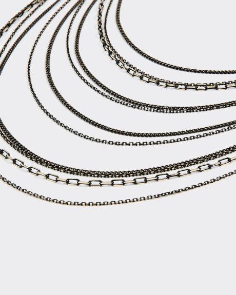 Multilayer Chain Necklace