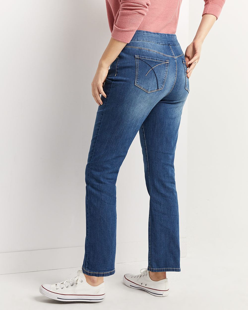 Straight Pull On Jeans The Original Comfort