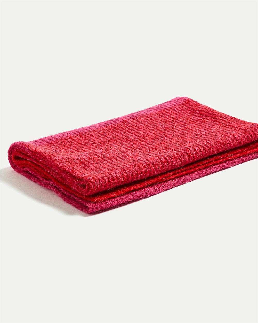 Wool-Blend Blanket Scarf