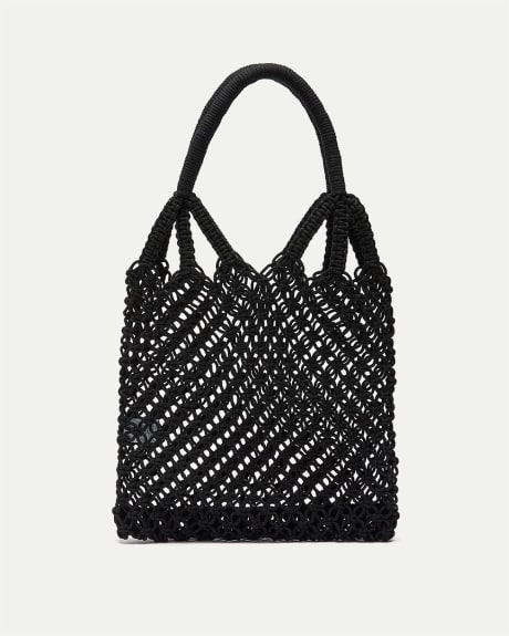 Large Crochet Shopping Bag