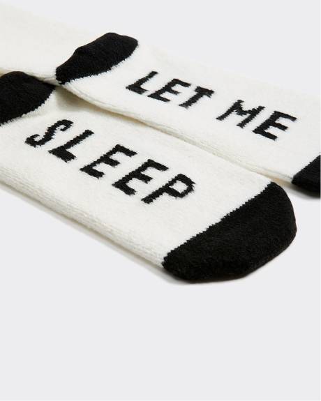 Winter Socks with Quote