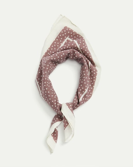 Cotton Dotted Scarf