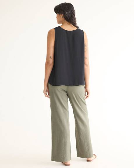 Blouse sans manches &agrave; col rond - R Essentials