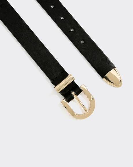 Modern Faux Leather Belt