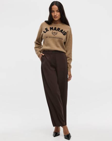 Mid-Rise Barrel Pants - The Timeless - Petite