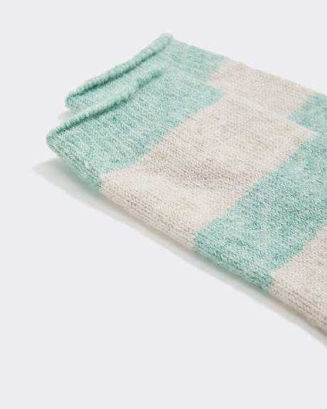 Super-Soft Striped Socks