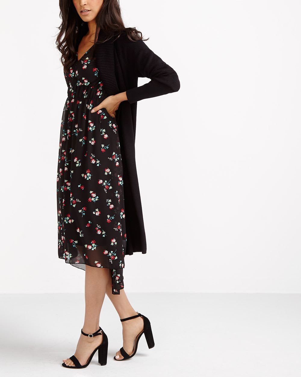 Chiffon Printed Dress Women Reitmans