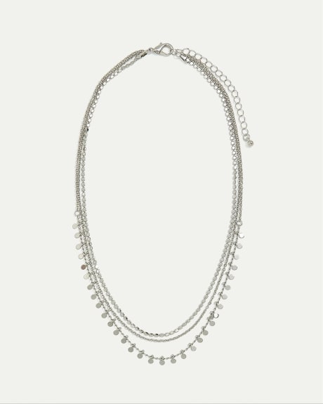 Delicate Multi-Chain Short Necklace