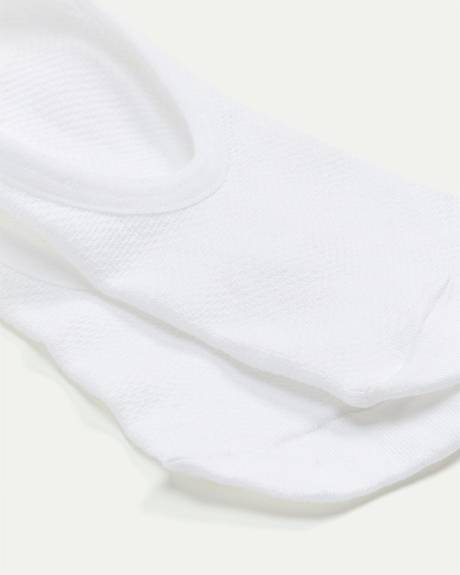 Bas non visibles en maille tissée