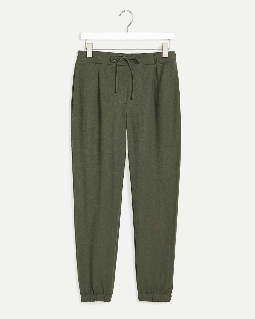 Pull On Knit Pique Jogger Pants
