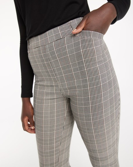High-Rise Solid Pants with Straight Leg, The Iconic - Petite