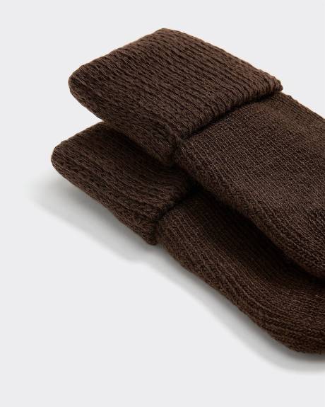 Bas d'hiver à revers