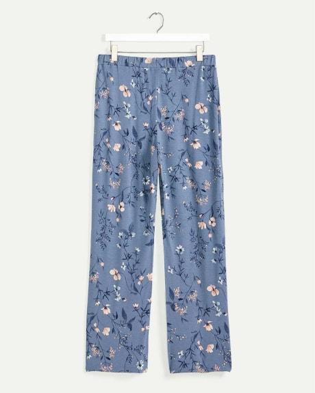 Pantalon de pyjama droit imprimé