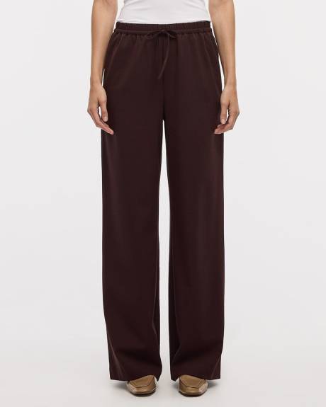 Wide-Leg High-Rise Pull-On Pant - The Timeless - Tall