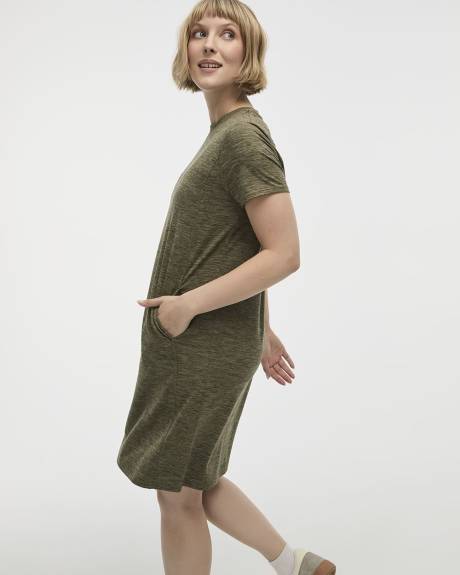 Short-Sleeve T-Shirt Dress - Dry-Lux (R) Hyba