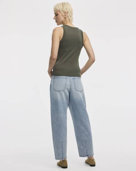 Camisole côtelée à col rond - R Essentials