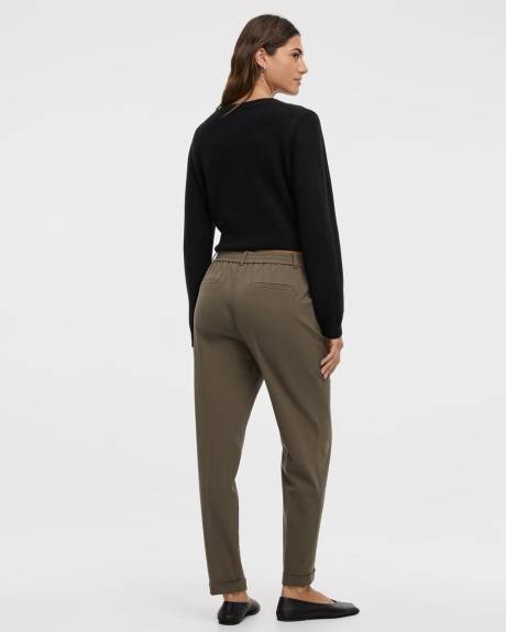 Pantalon à jambe fuselée et taille haute - L'Intemporelle - Long