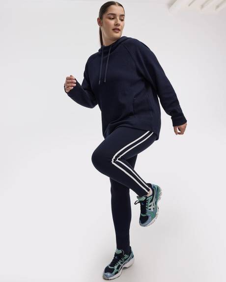 Hooded Jacquard Tunic - Hyba