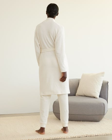 Long-Sleeve Plush Robe, R Line
