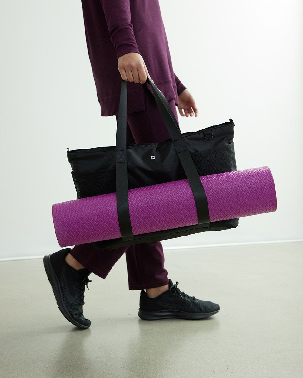 Xrkuu Yoga Bag with Yoga Mat Carrier, Pilates Tote Bag and Yoga