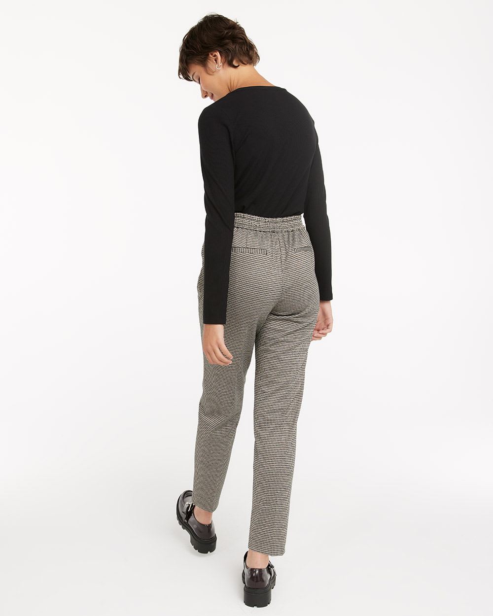 High-Rise Houndstooth Knit Jogger, The 365 Edition