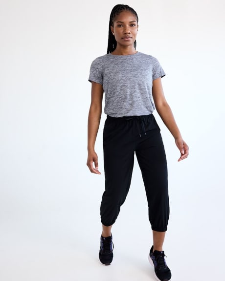 Calvin Klein Performance Womens Size Medium Black Cropped Yoga Capri Pants  Quick