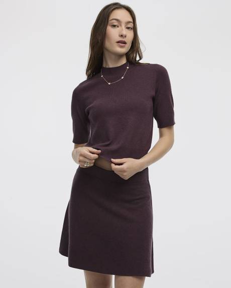 Mini Skirt with Elastic Waistband