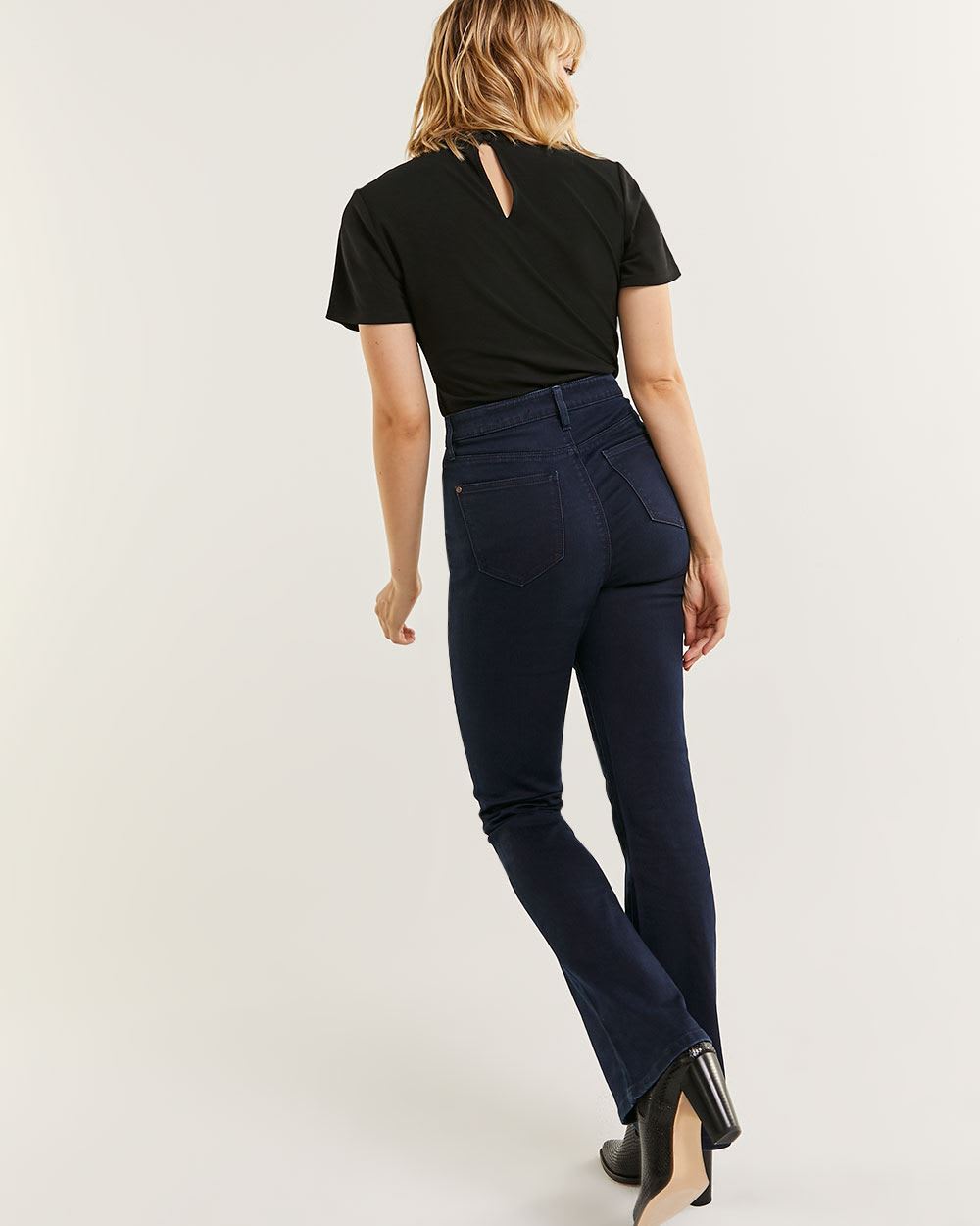 High Rise Boot Cut Jeans The Signature Soft