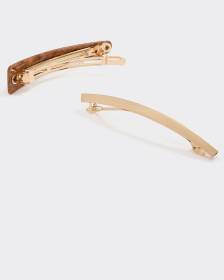 Resin Barrettes - Set of 2