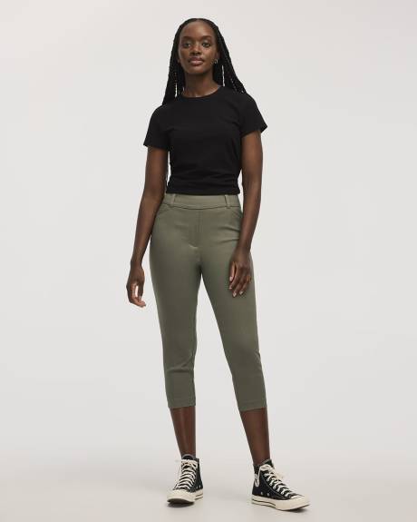 Pantalon capri à jambe étroite et taille haute - L'Iconique (MD)
