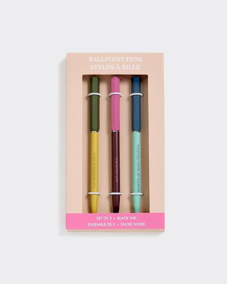 Ballpoint Pens with Quote