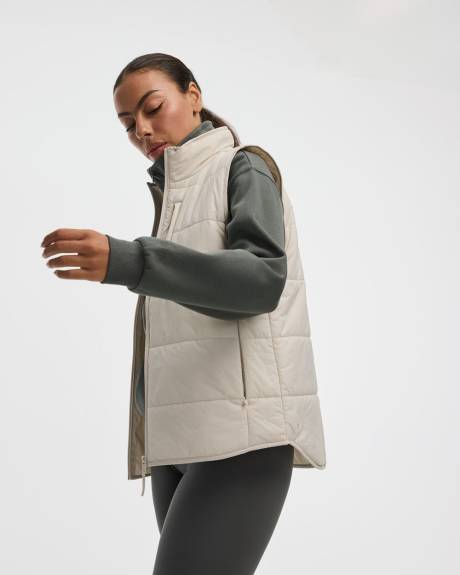 Sleeveless Puffy Vest - Hyba