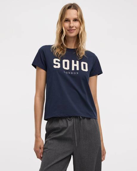 Crew-Neck Graphic T-Shirt