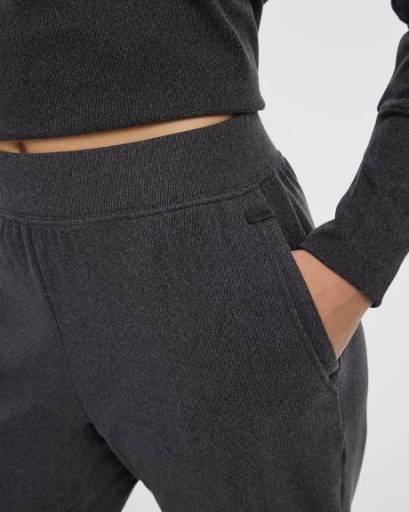 Pantalon jogger en tissu brossé - Hyba - Petite