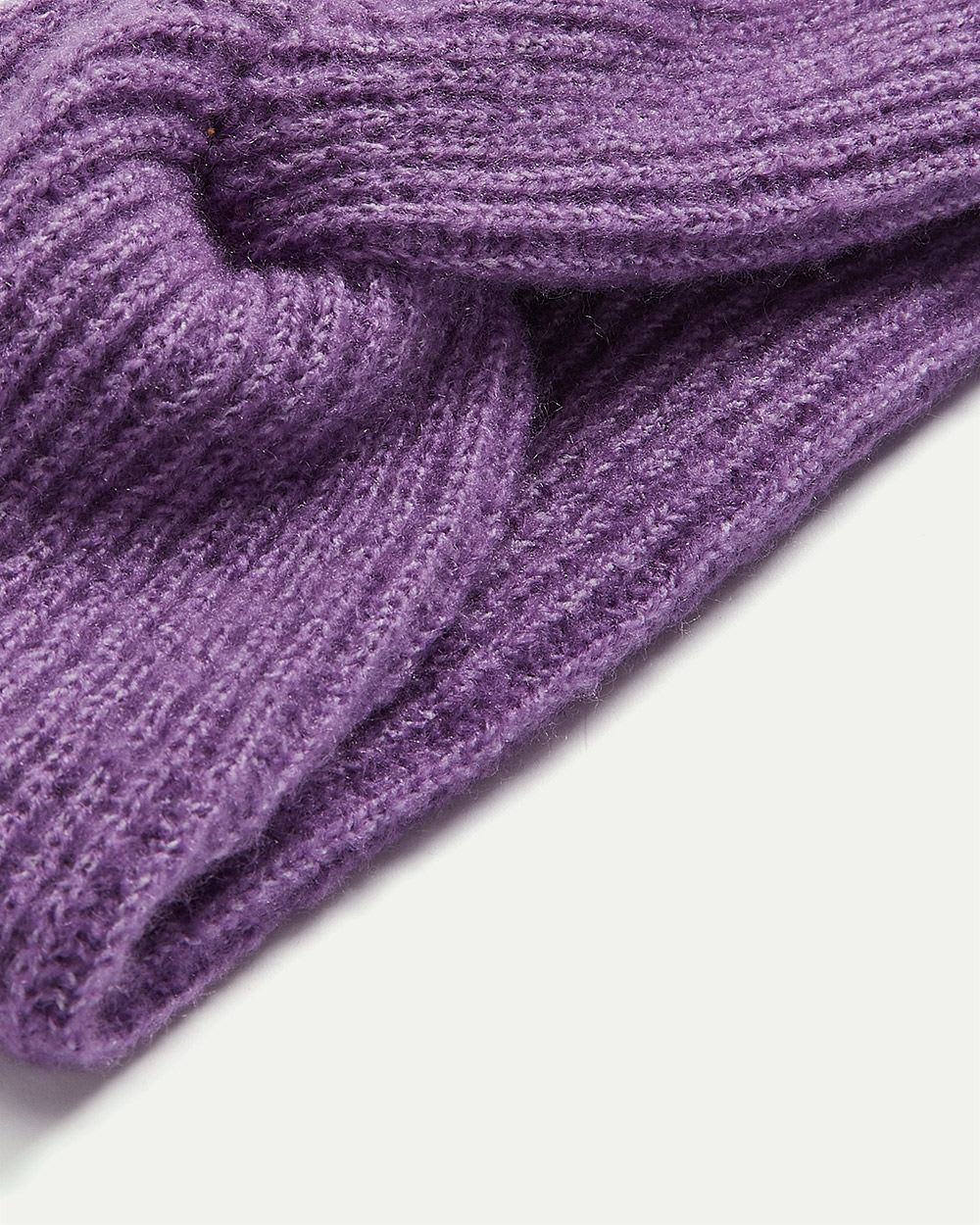 Knitted Headband with Front Knot