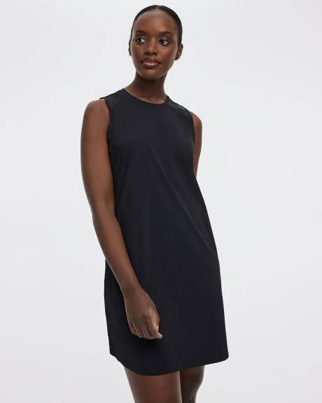 Sleeveless Crew-Neck Dress - Hyba
