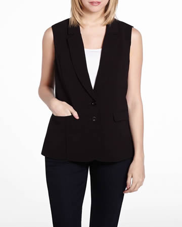 Premium Fabric Sleeveless Blazer | Women | Shop Online at Reitmans