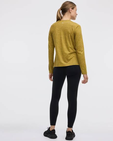 T-shirt à col rond et manches longues - DRY-LUX (MD) Hyba Essentiels