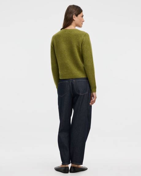 Cardigan DouceMaille à manches longues et col rond