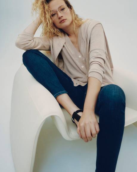 Cardigan à col V - R Essentials