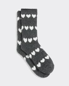 Bas d'hiver avec coeurs