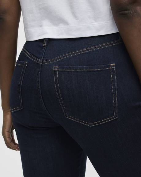 Mid-Rise Denim Bermuda
