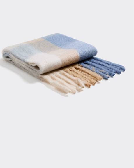 Plaid Blanket Scarf