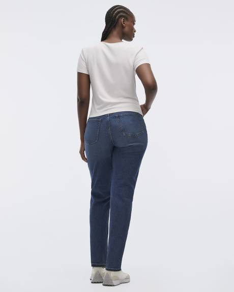 Ribbed Henley T-Shirt