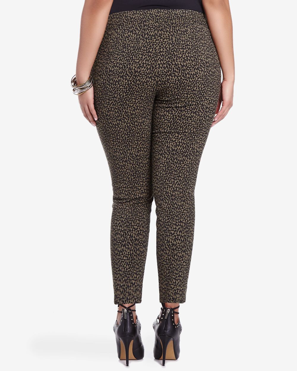 Plus Size Original Comfort Printed Ankle Pants Plus Sizes Reitmans